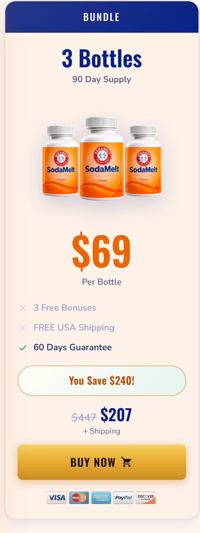 Sodamelt 90 day supply